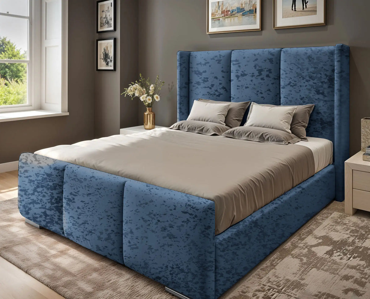 Miami wingback Upholstered Bed