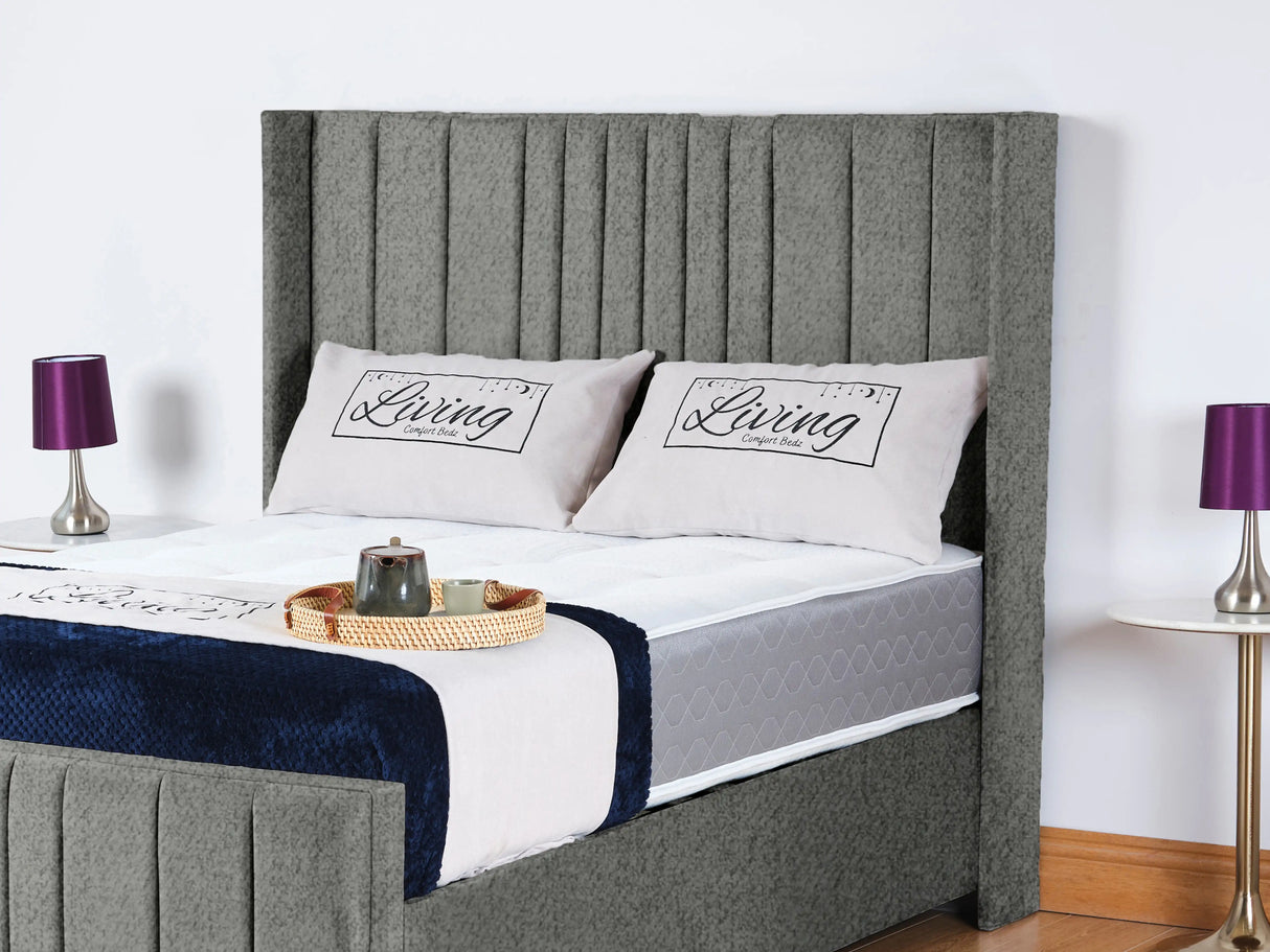 Balmoral Wingback Upholstered Bed