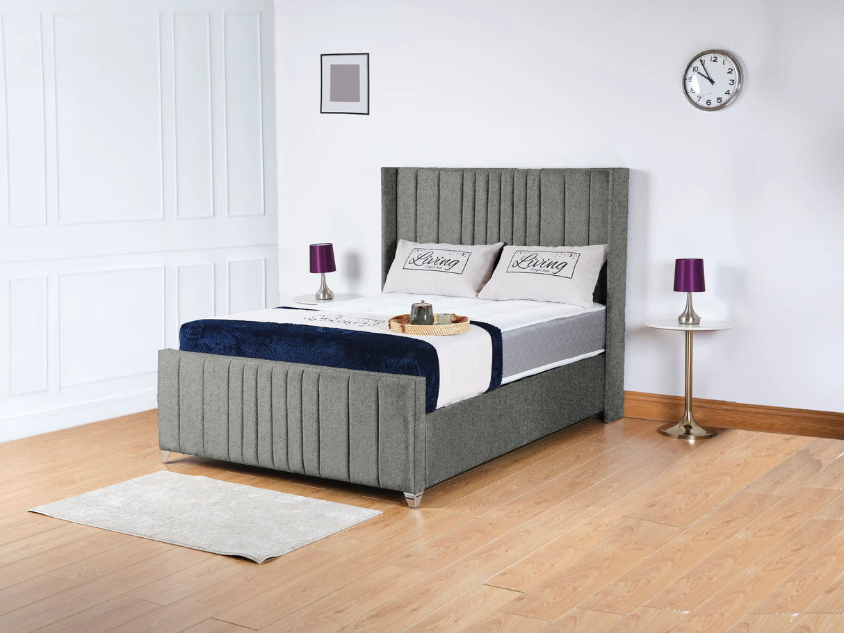 Balmoral Wingback Upholstered Bed