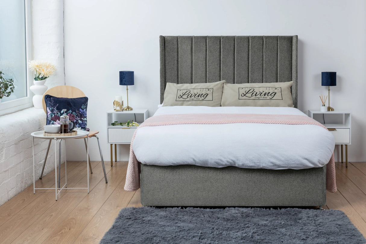 Bella Wingback Divan Bed