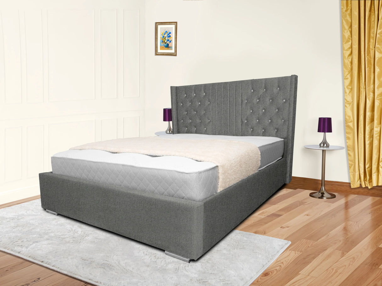Middleton Wingback Upholstered Bed