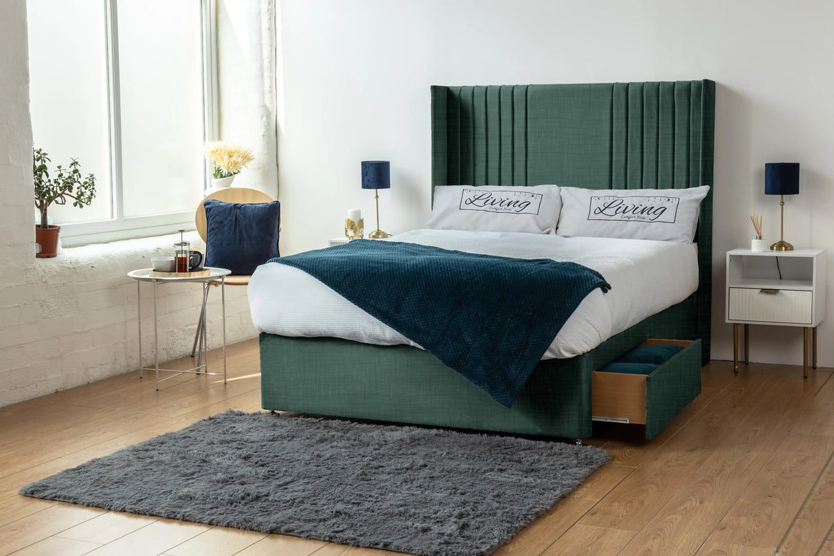 Skyline wingback Divan Bed