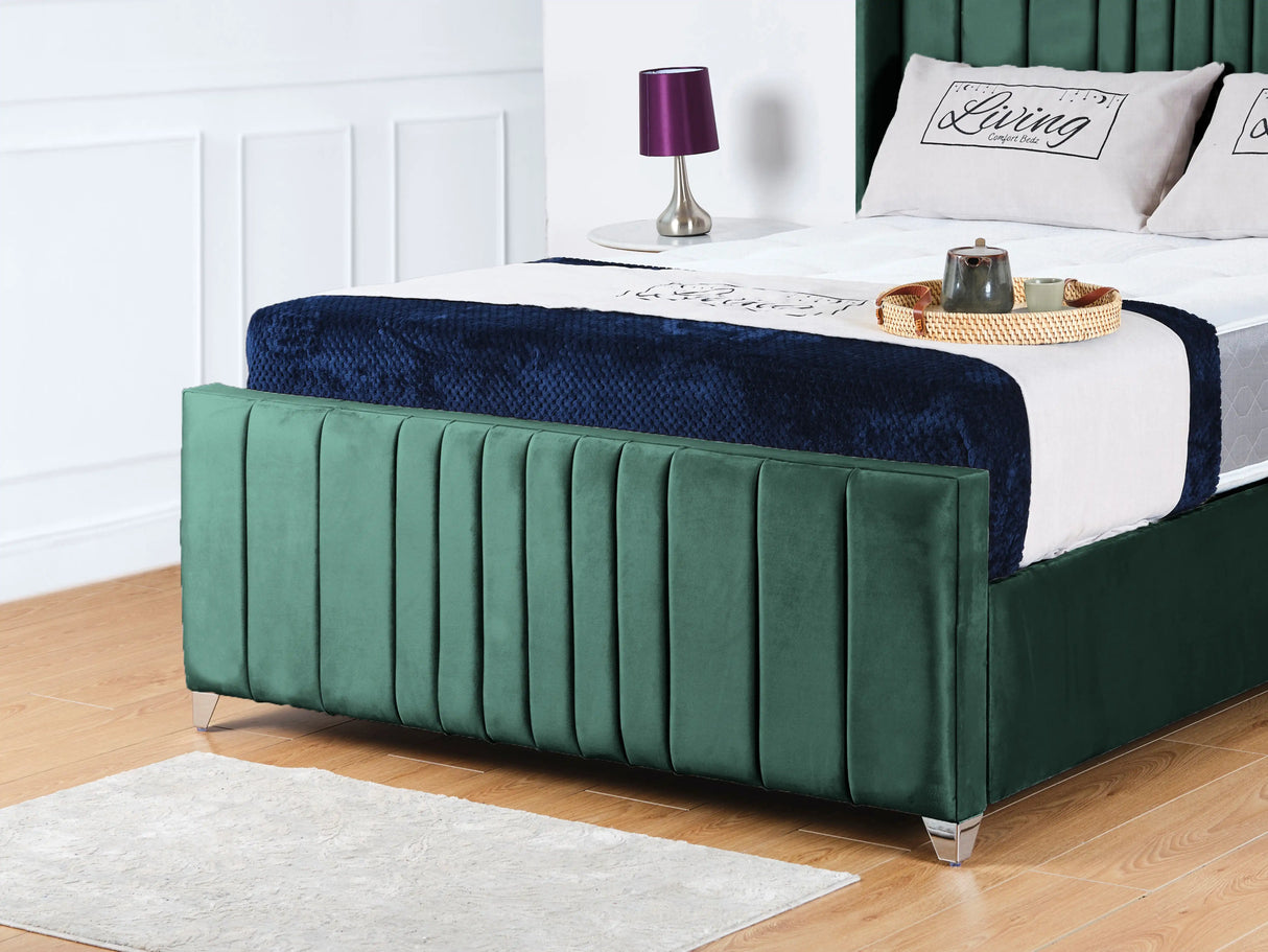 Balmoral Wingback Upholstered Bed