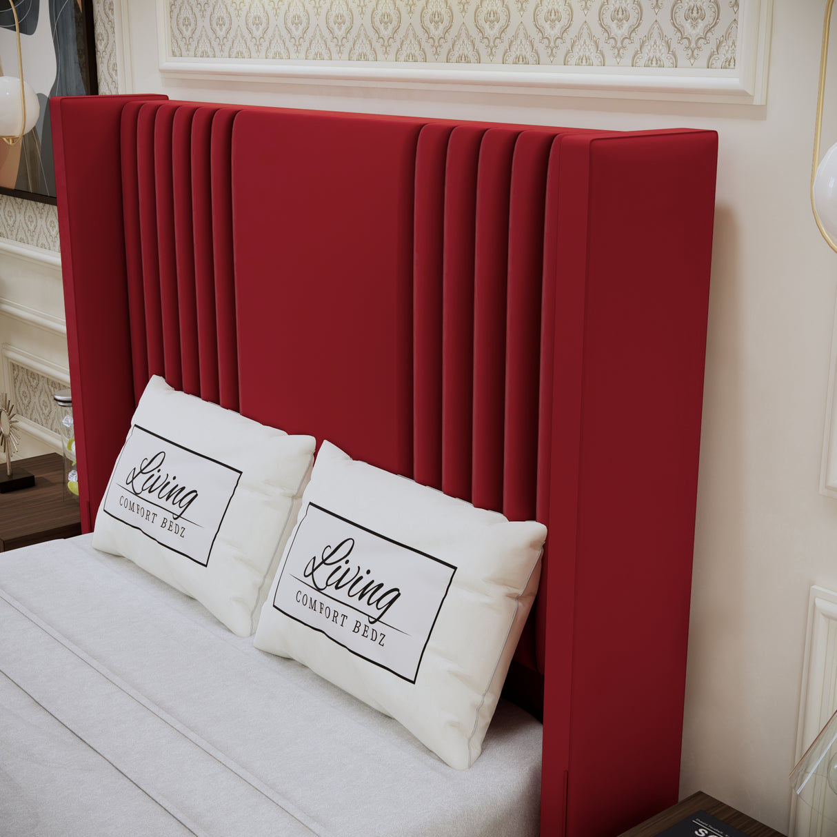 Elise lined winged Signature Bed