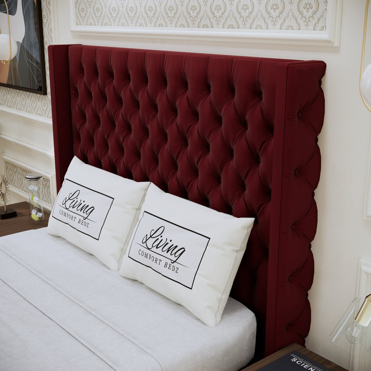 Luxury Montana Wingback Signature Bed