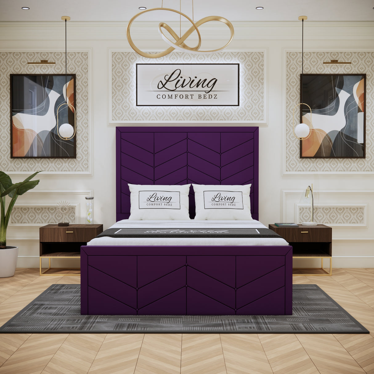 Indulgence Border Signature Bed