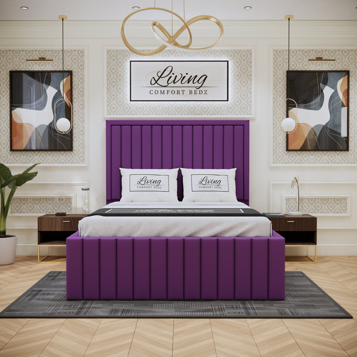 Hampton panel Signature Bed