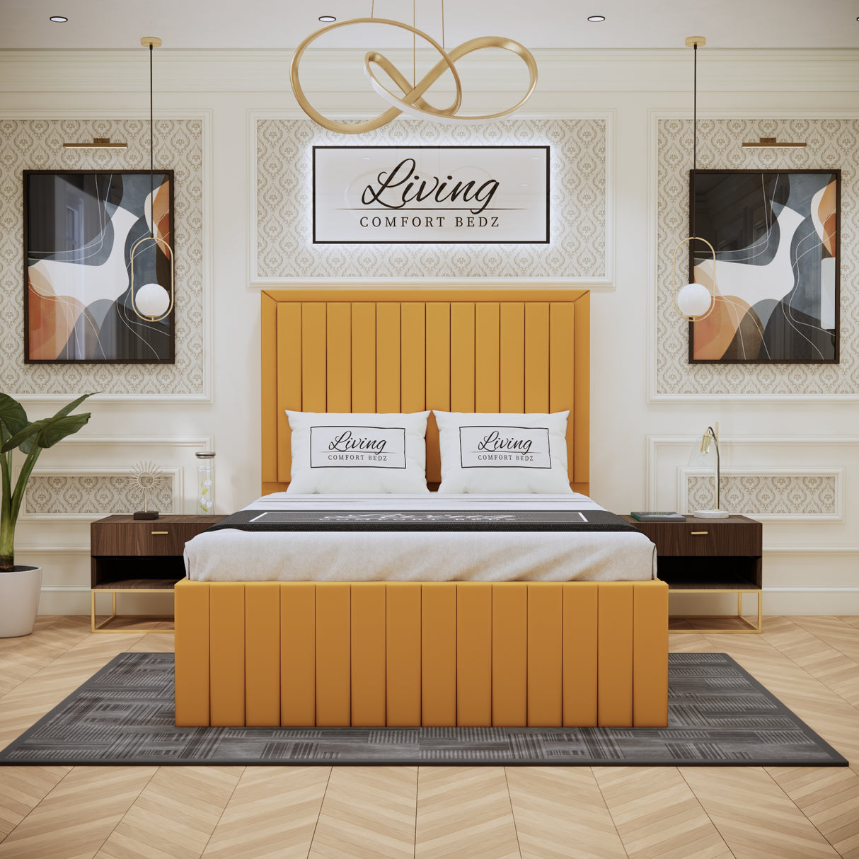 Geneva lined Signature Bed