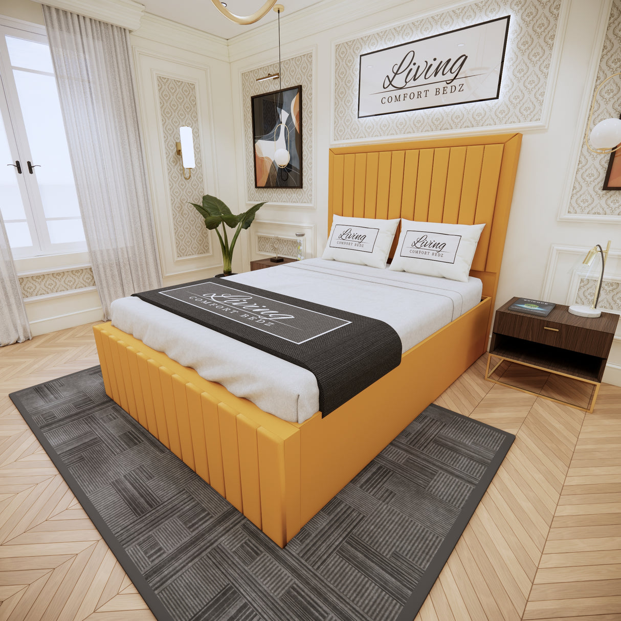 Geneva lined Signature Bed