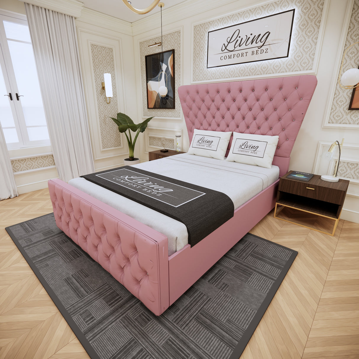 Kendall Wingback Signature Bed