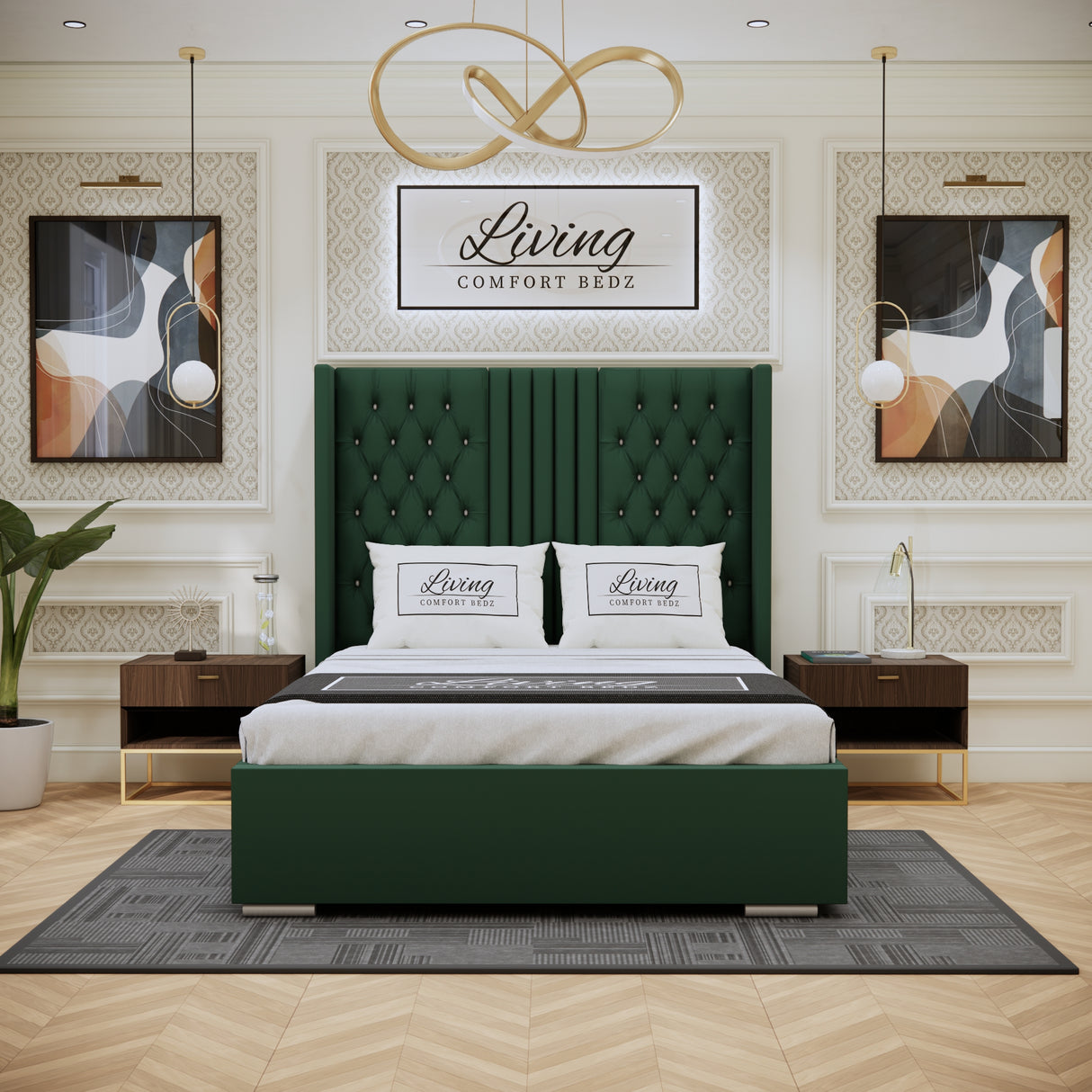 Middleton Winged Signature Bed