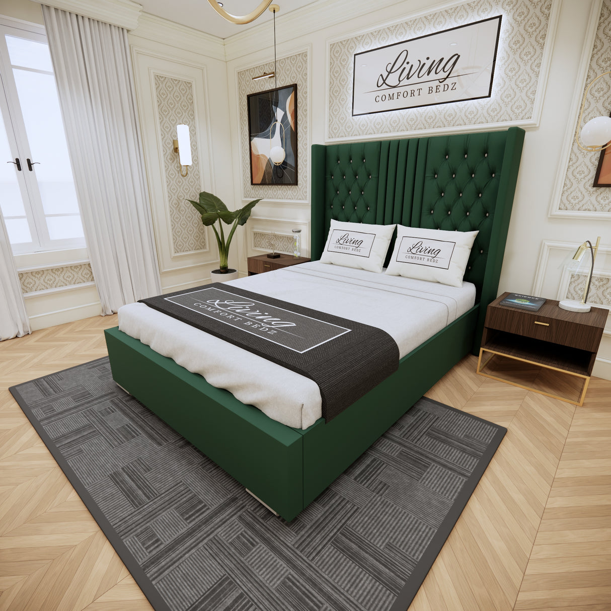 Middleton Winged Signature Bed