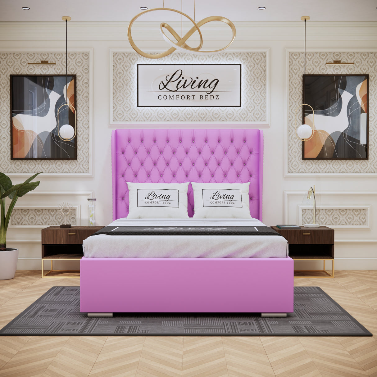 Miri Wingback Signature Bed