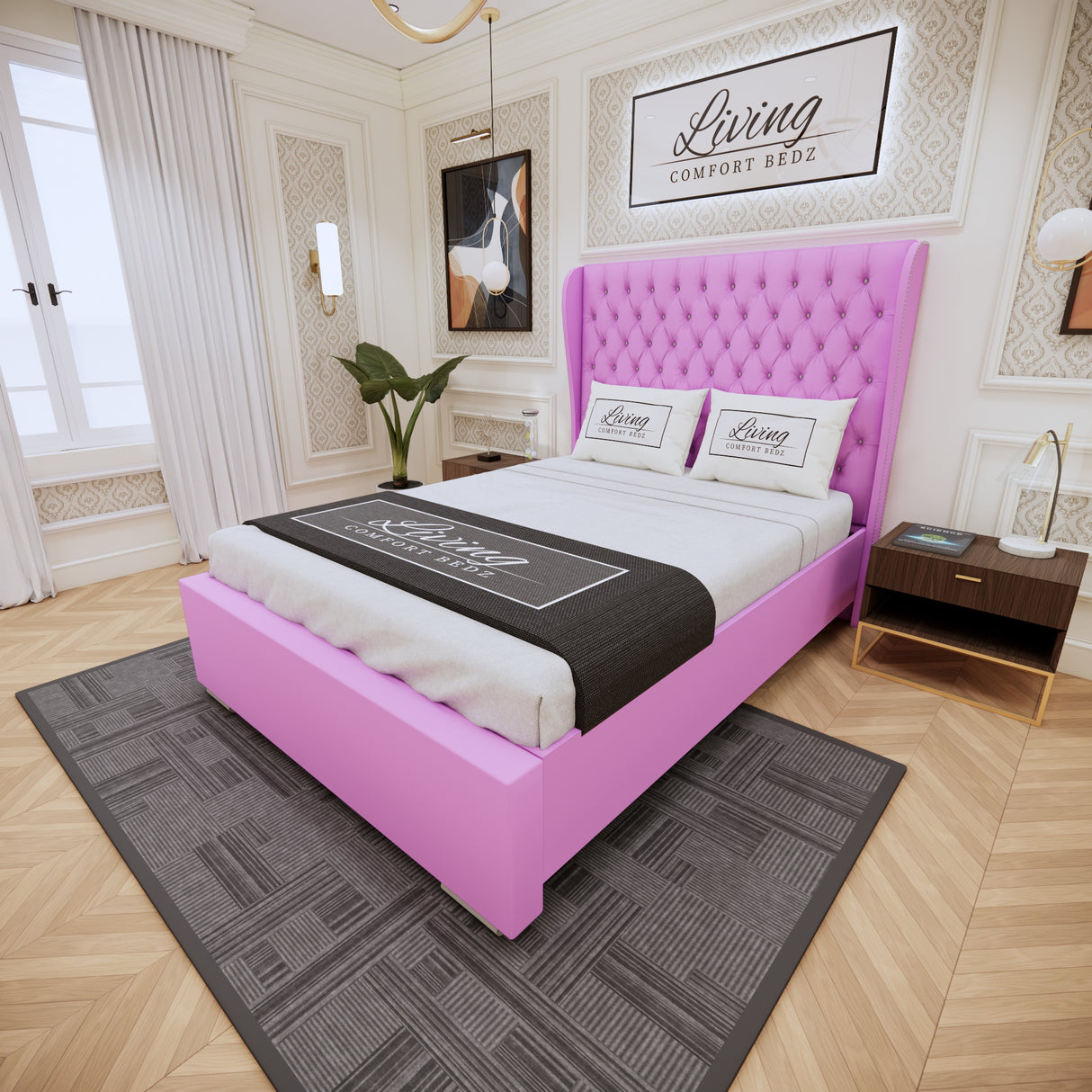 Miri Wingback Signature Bed