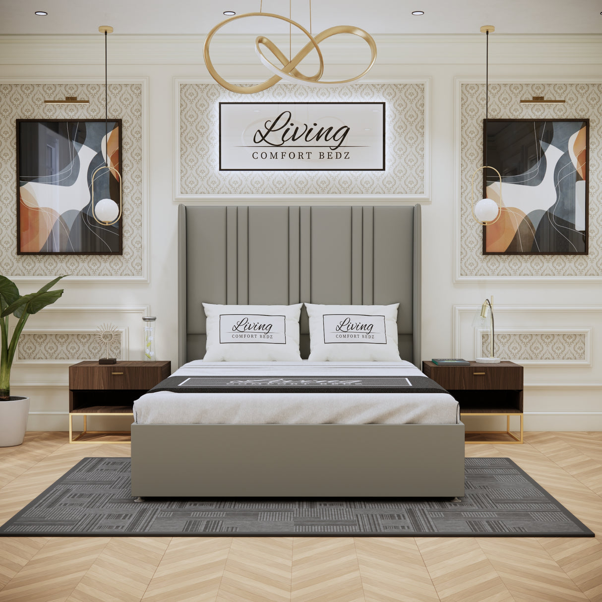 Elysian Wingback Divan Bed