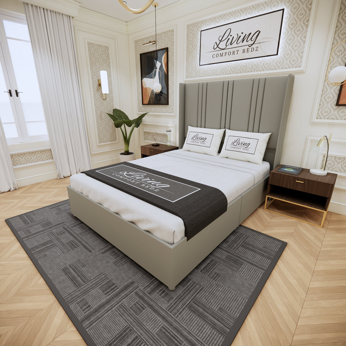 Elysian Wingback Divan Bed