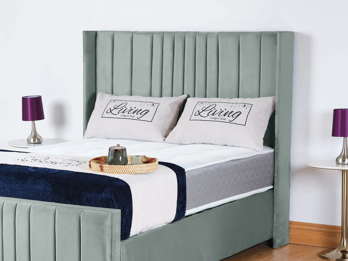 Balmoral Wingback Upholstered Bed