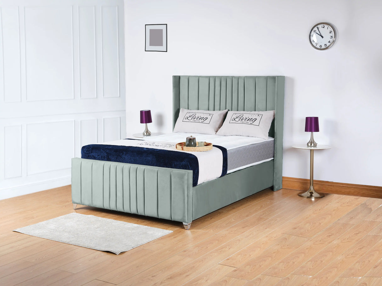 Balmoral Wingback Upholstered Bed