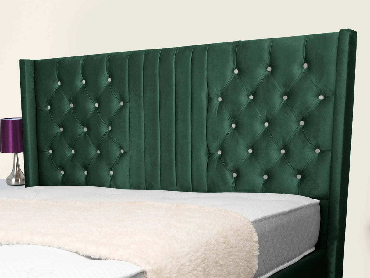 Middleton Wingback Upholstered Bed