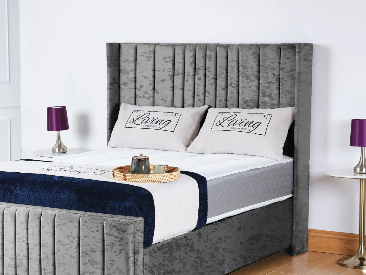 Balmoral Wingback Upholstered Bed