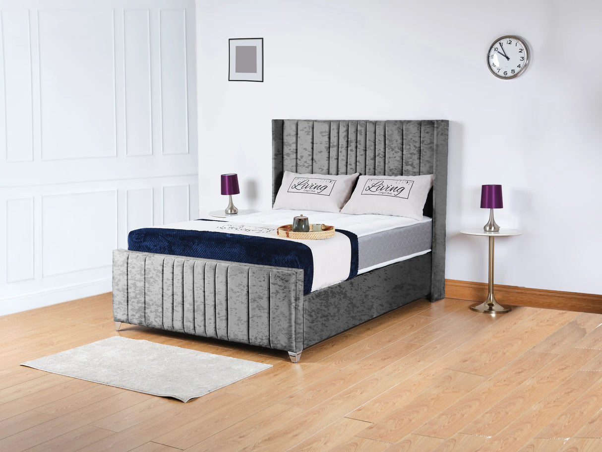 Balmoral Wingback Upholstered Bed