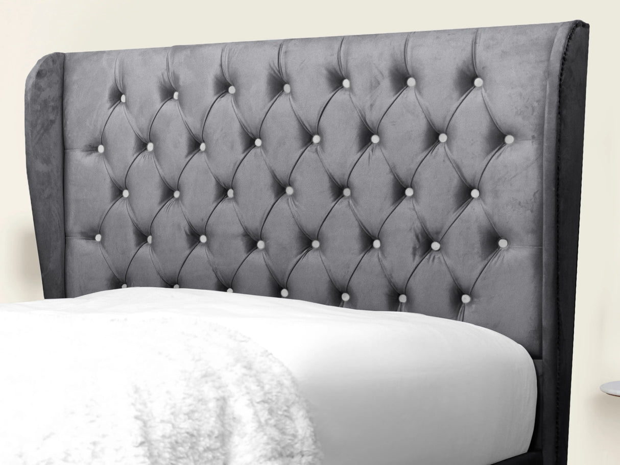 Cierra Wingback Upholstered Bed