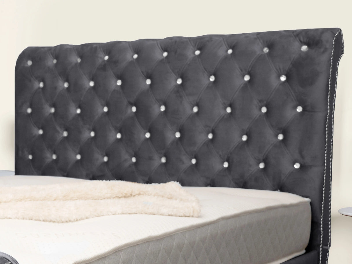 Swanzy Sleigh Upholstered Bed