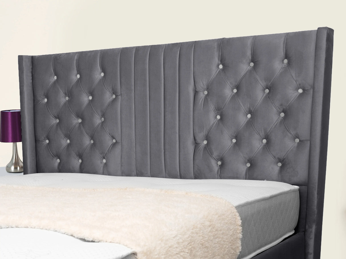 Middleton Wingback Upholstered Bed