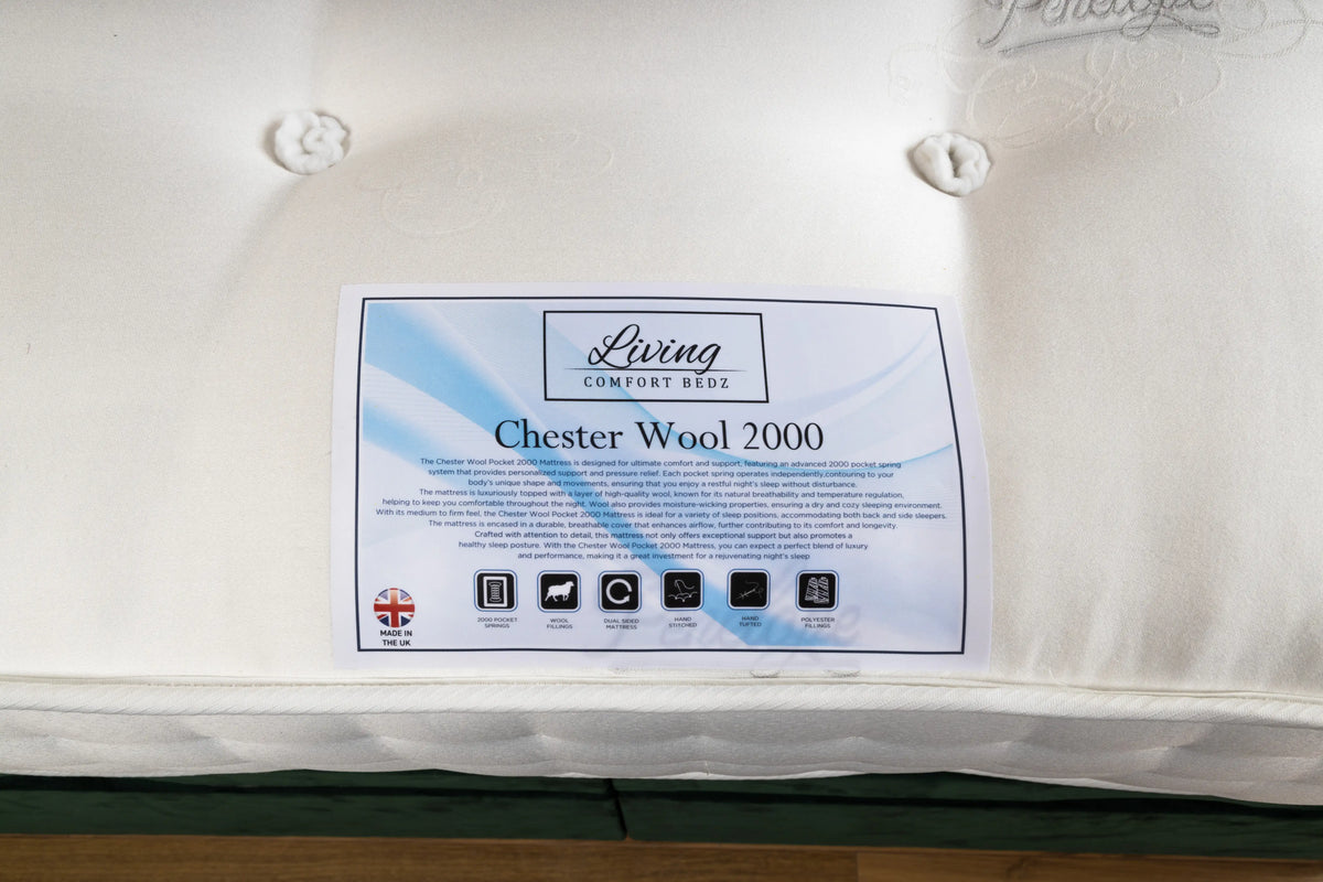 Chester Wool 2000 Pocket Mattress