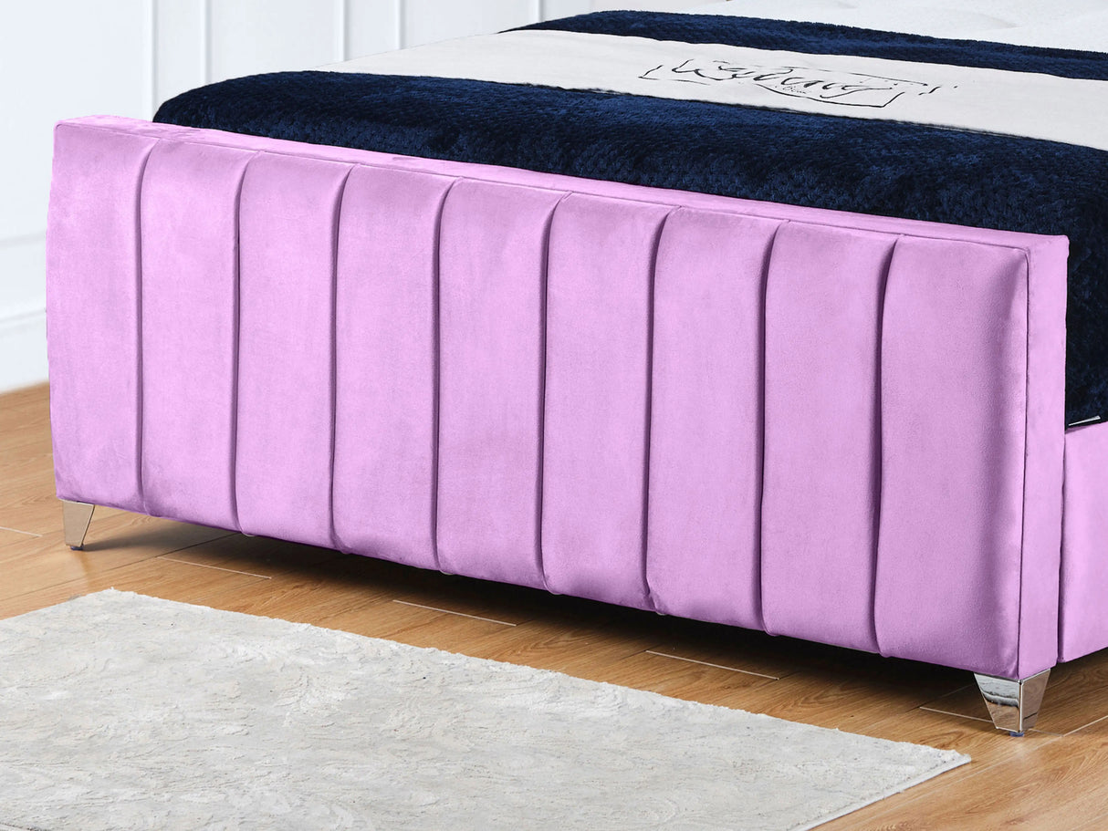 Empire Wingback Upholstered Bed