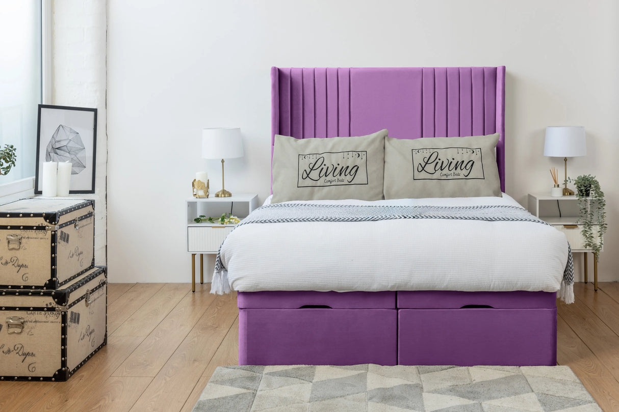 Luxor Wingback Ottoman