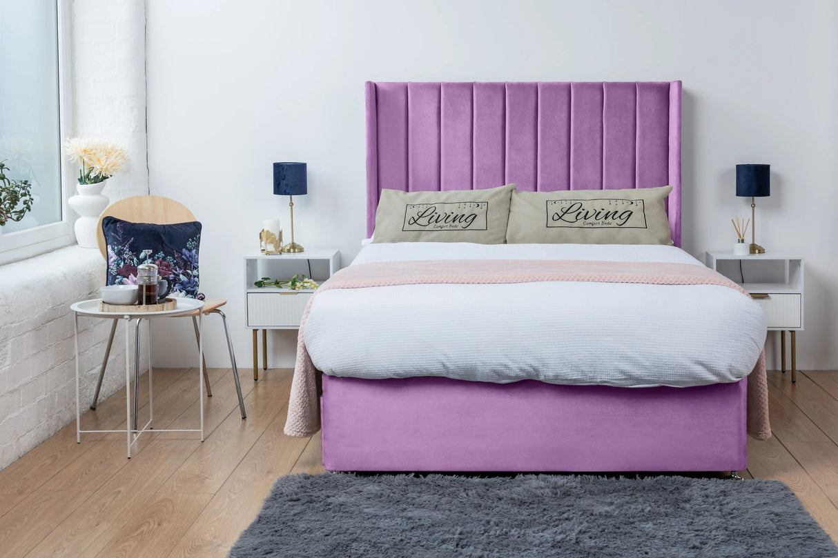 Bella Wingback Divan Bed