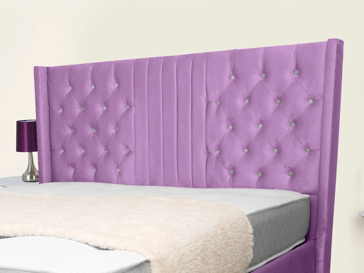 Middleton Wingback Upholstered Bed