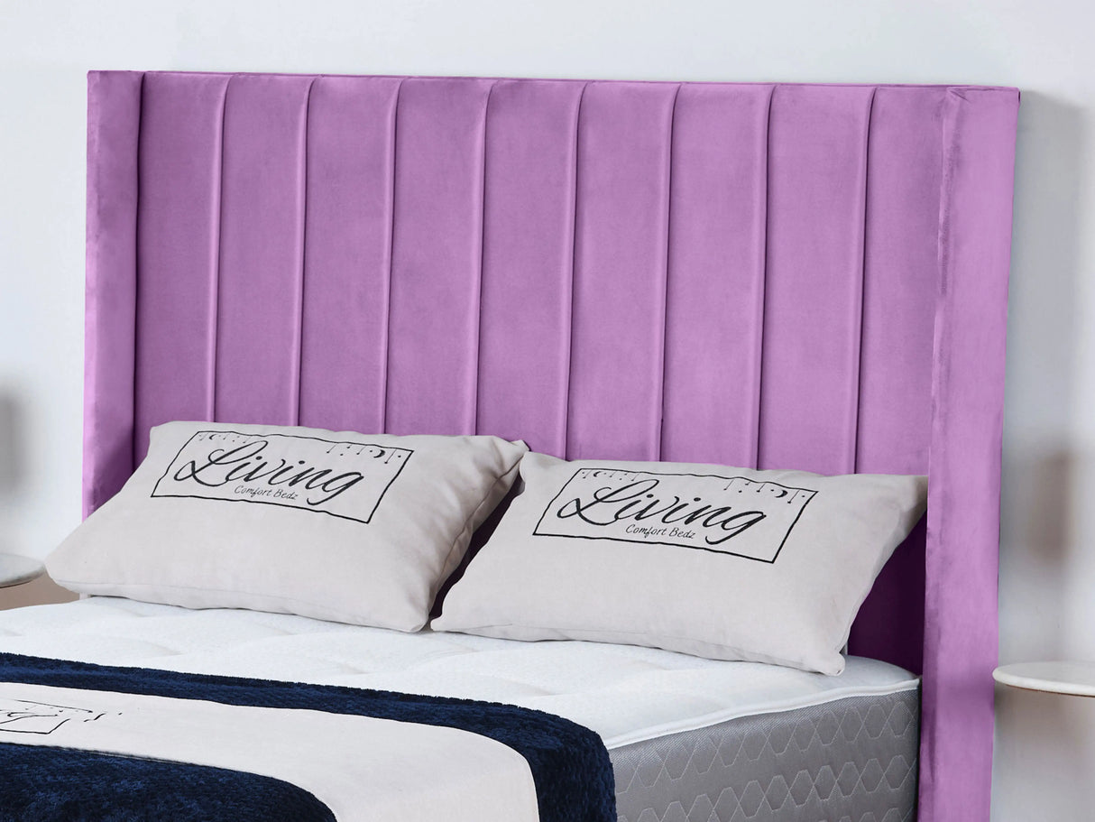 Empire Wingback Upholstered Bed