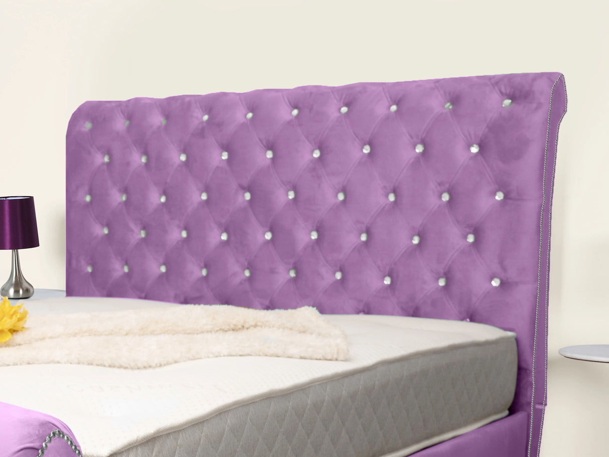 Swanzy Sleigh Upholstered Bed