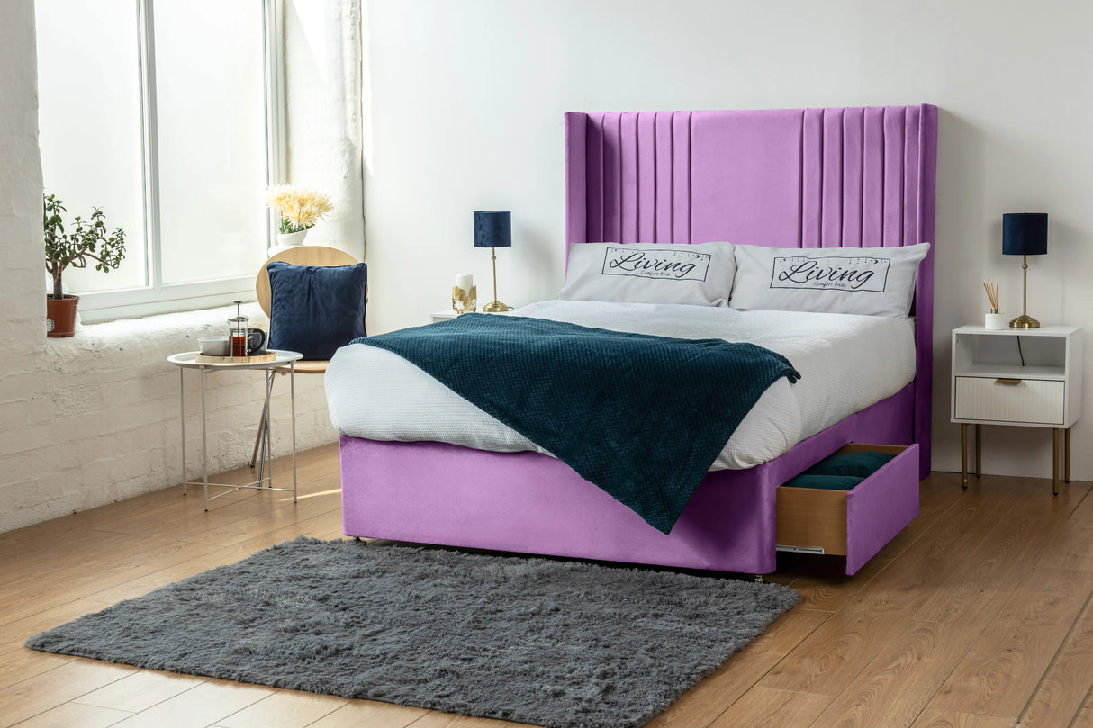 Skyline wingback Divan Bed
