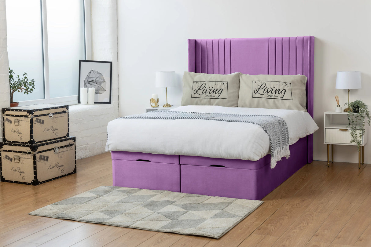 Luxor Wingback Ottoman