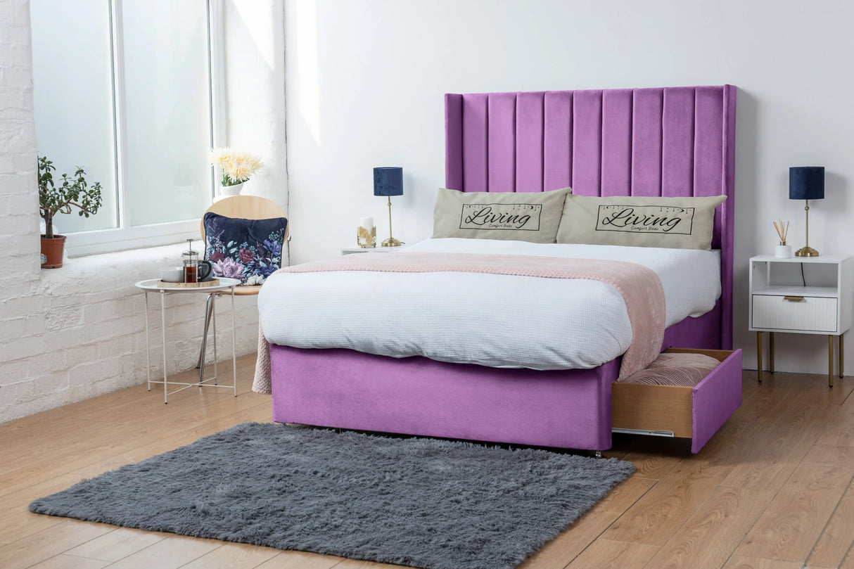 Bella Wingback Divan Bed