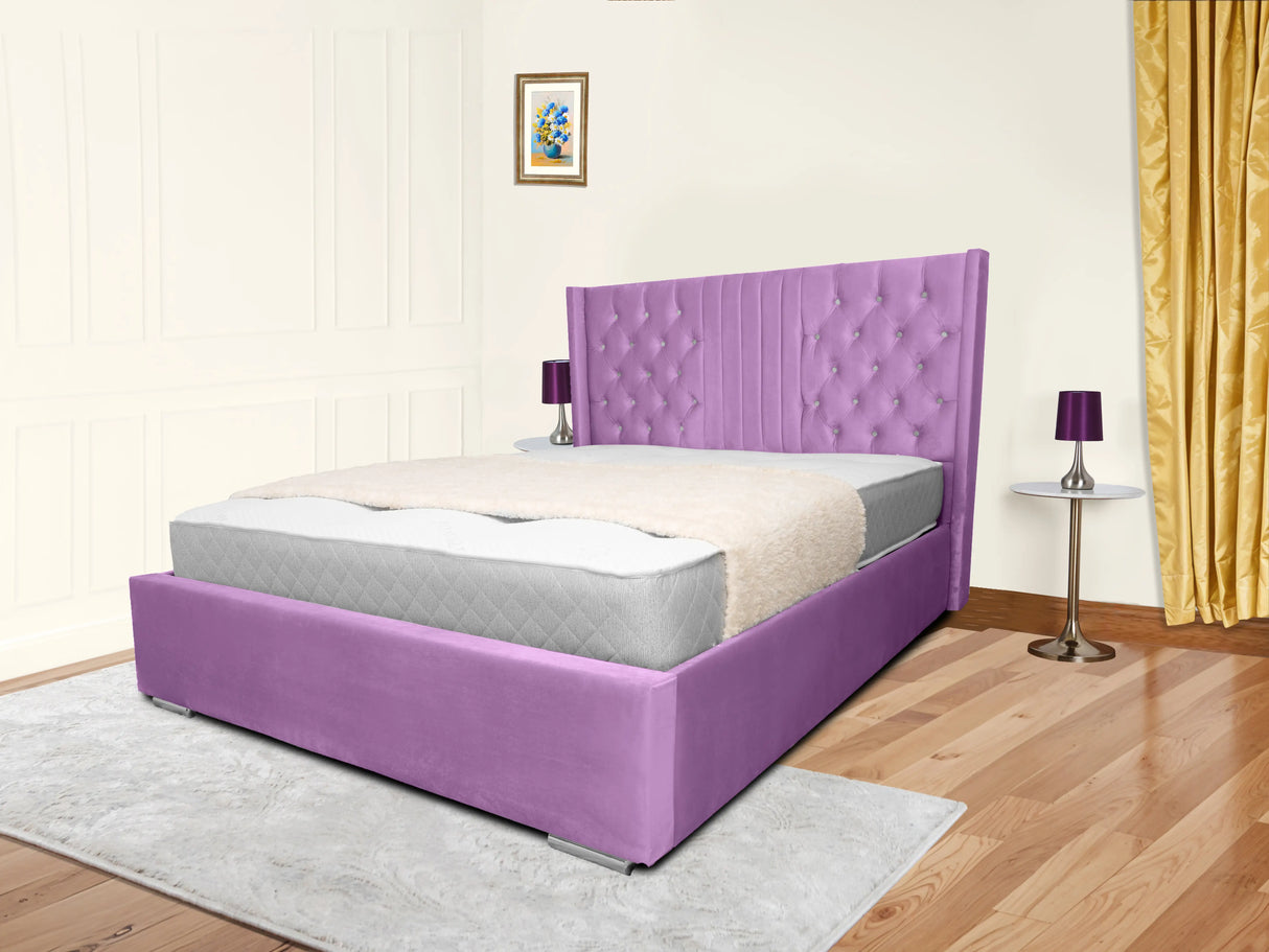 Middleton Wingback Upholstered Bed