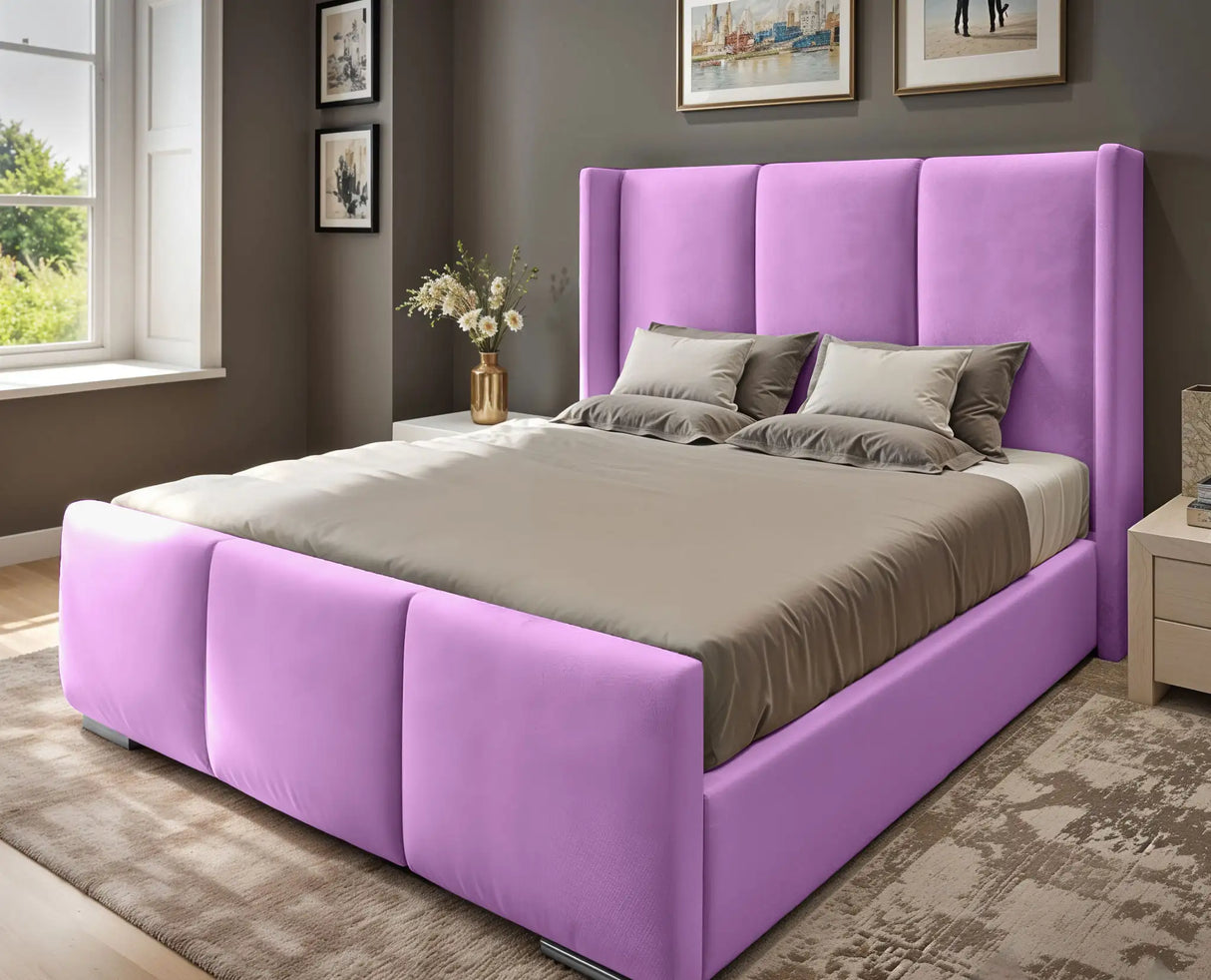 Miami wingback Upholstered Bed