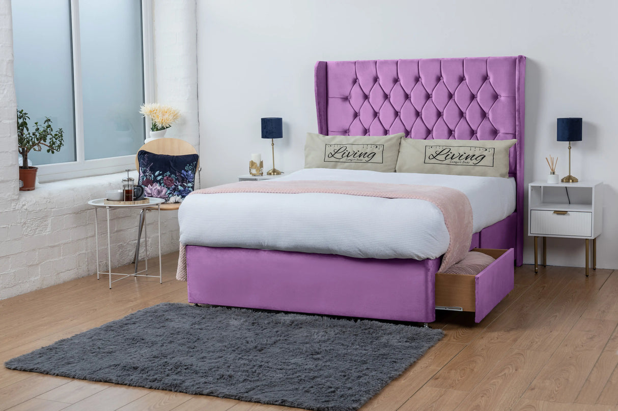 Mary Wingback Divan Bed