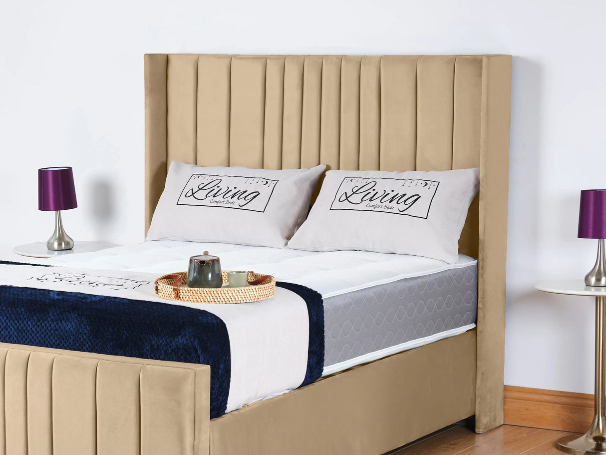 Balmoral Wingback Upholstered Bed