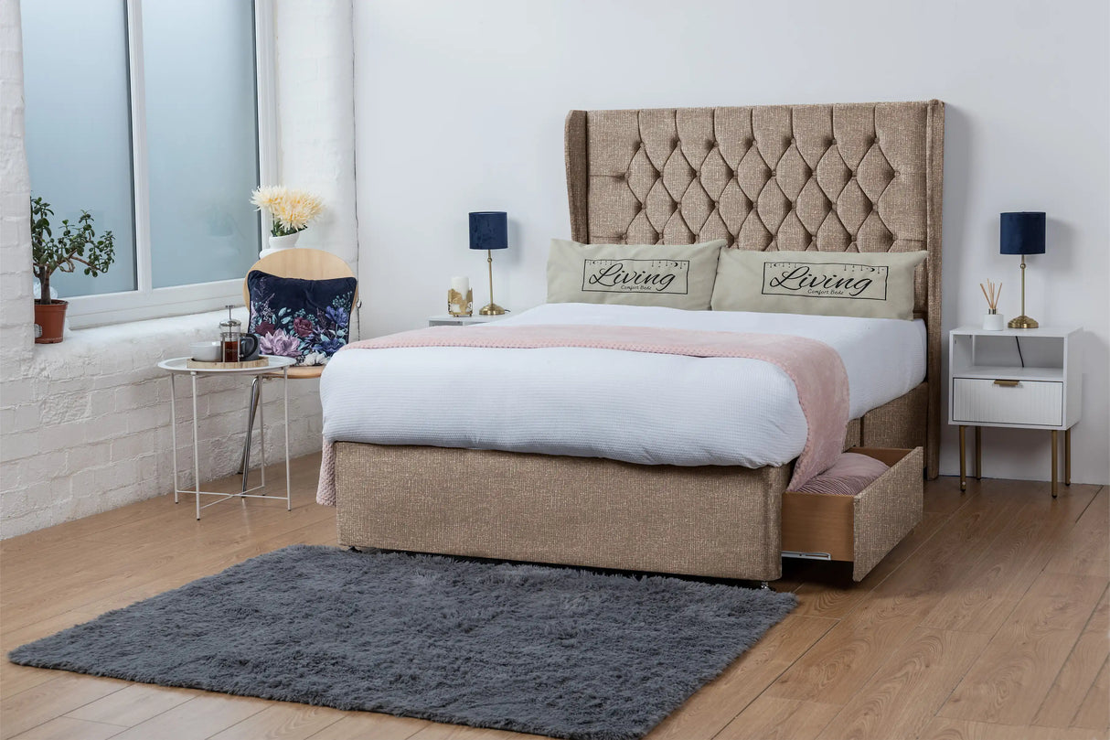 Mary Wingback Divan Bed