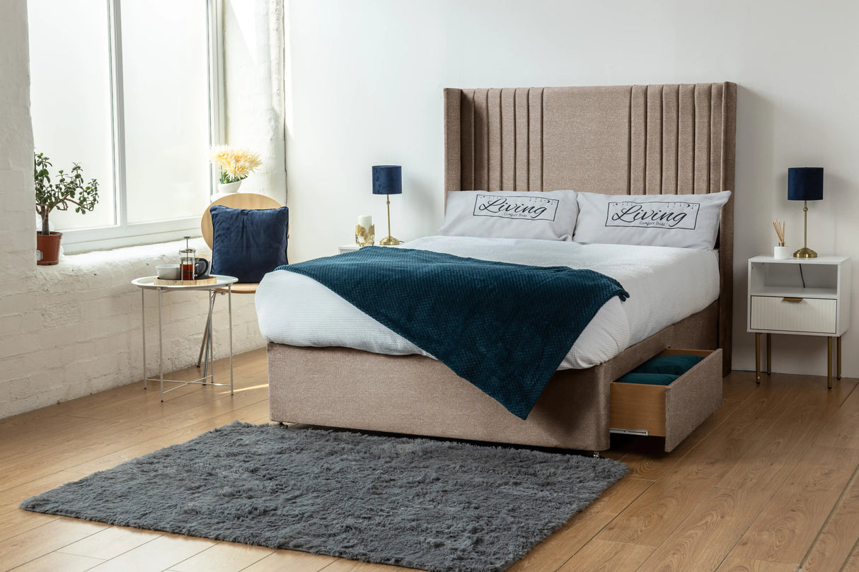 Skyline wingback Divan Bed