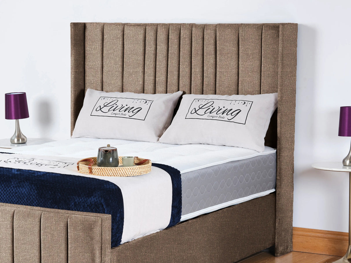 Balmoral Wingback Upholstered Bed