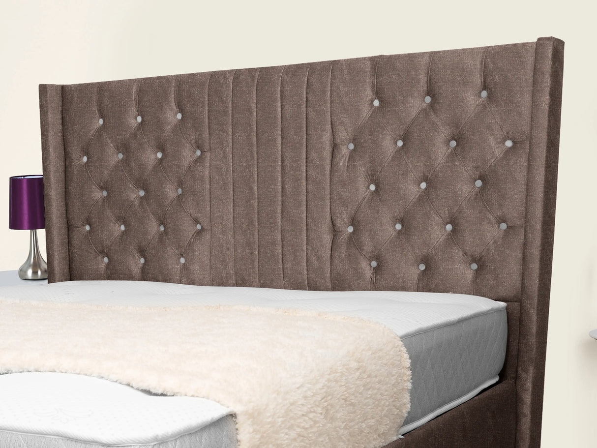 Middleton Wingback Upholstered Bed