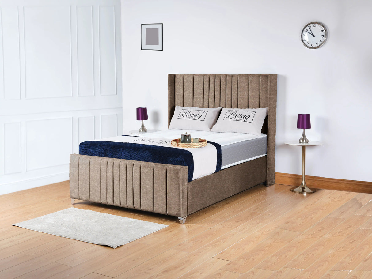 Balmoral Wingback Upholstered Bed