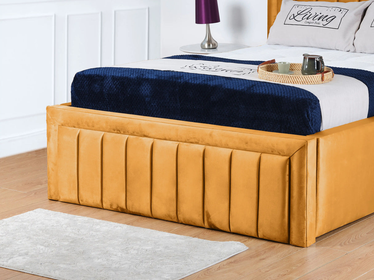 Linea Panel Upholstered Bed
