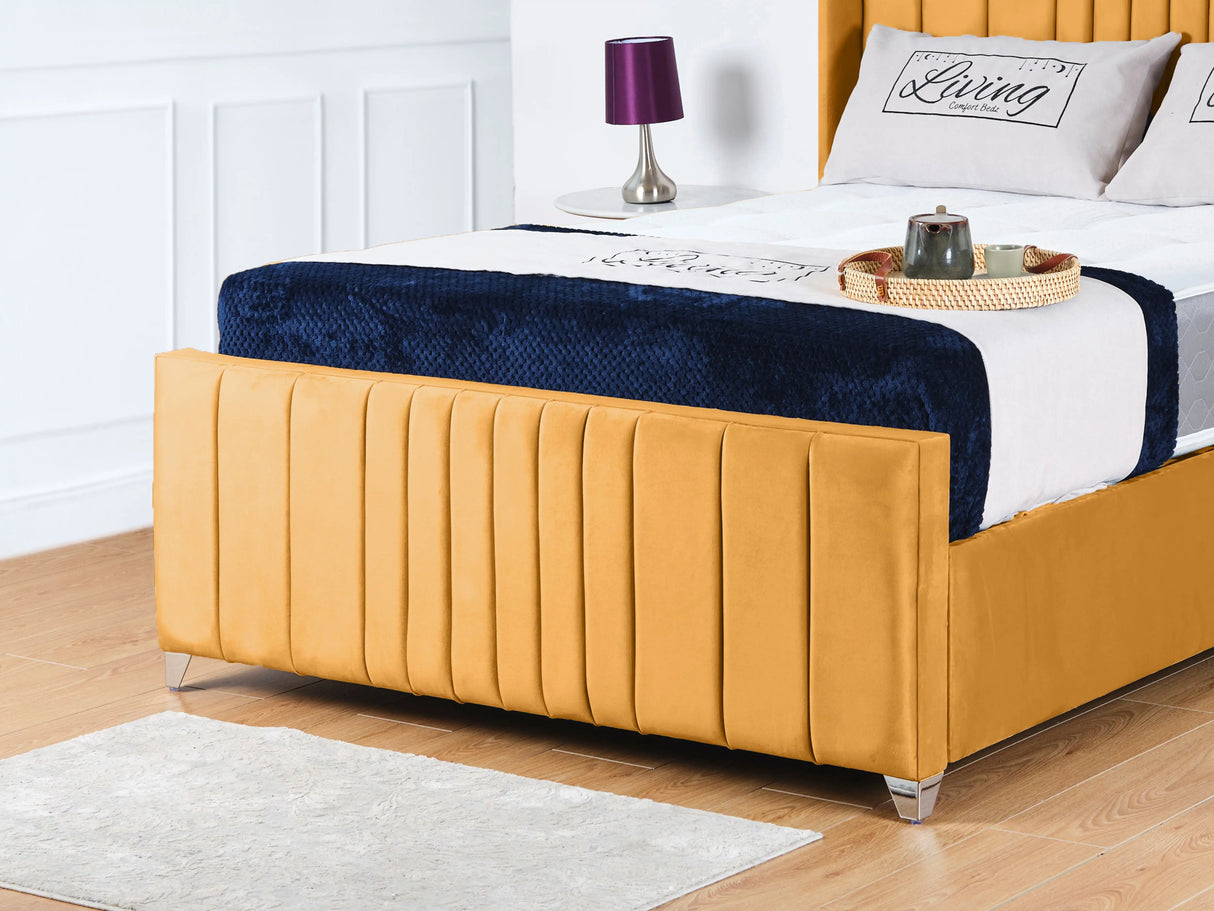 Balmoral Wingback Upholstered Bed