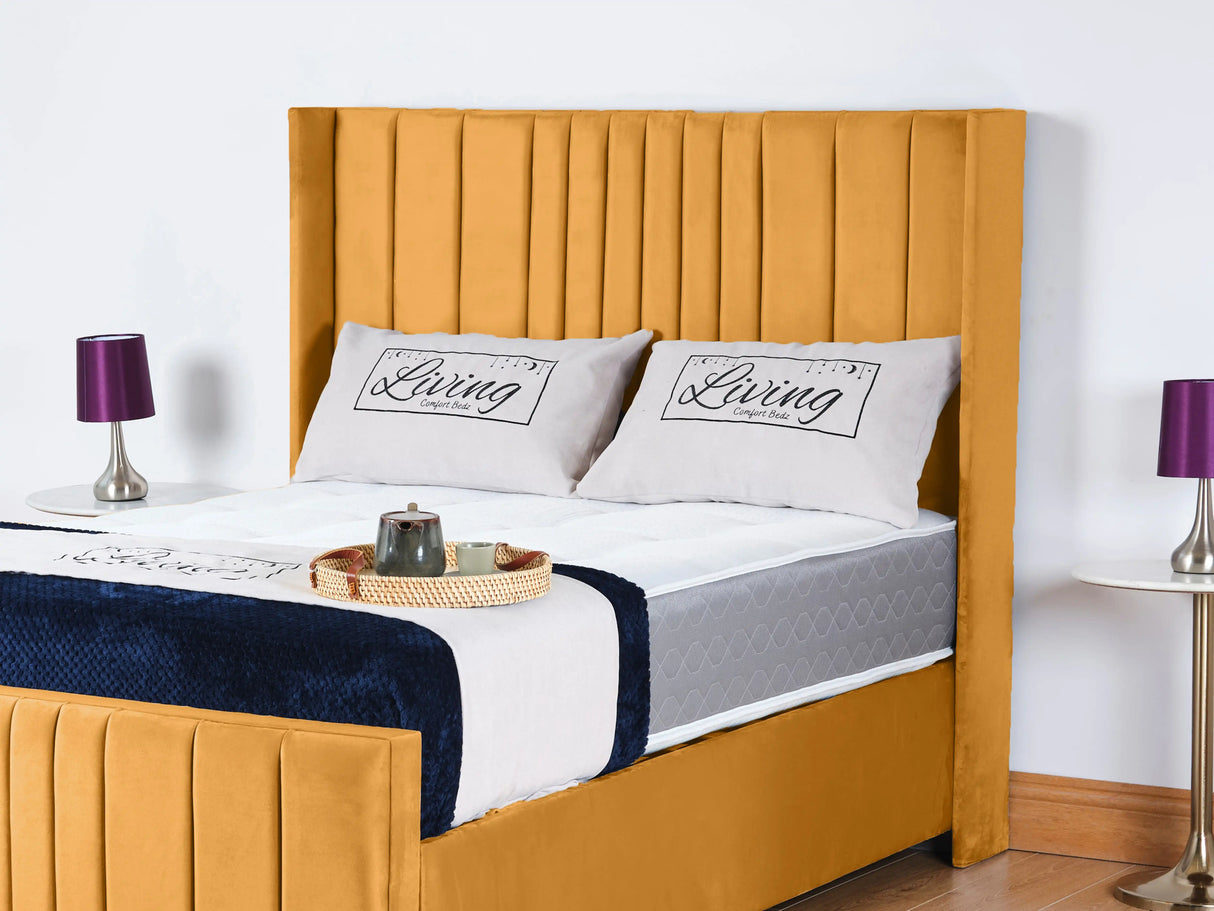 Balmoral Wingback Upholstered Bed